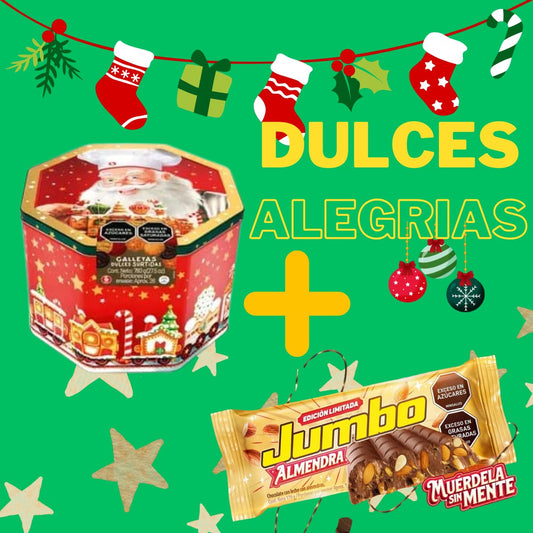 1 Cofre Navidad NOEL 780gr + 1 jumbo edición 170gr