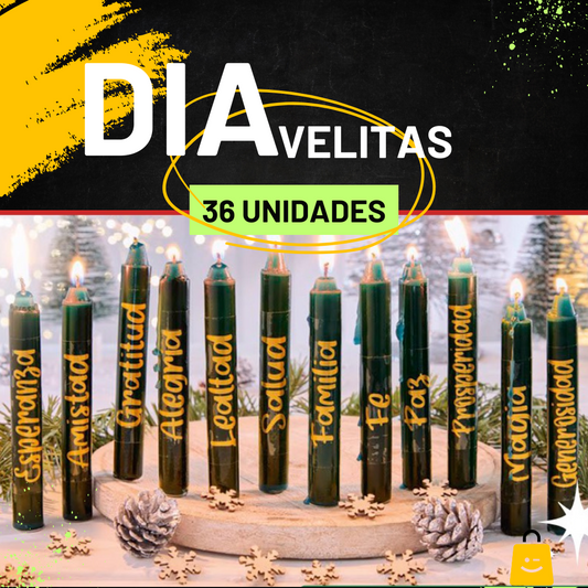 Set x 36 unid velas Temporada